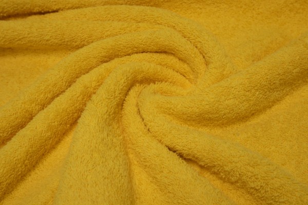 Frottee - Baumwolle - Uni - Gelb - Yellow